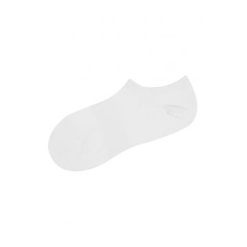 Sosete pana la glezna din amestec de bumbac - Alb optic