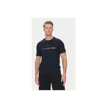 Tricou barbati  C0P1239 - Bumbac - Bleumarin - Bleumarin
