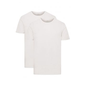 Tricou cu maneca scurta Move  set de 2 perechi Alb - Alb