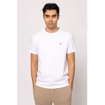 Tricou din bumbac cu decolteu la baza gatului Mopsy