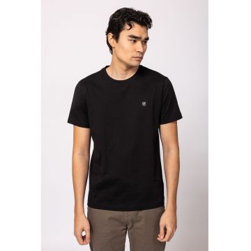 Tricou din bumbac cu decolteu la baza gatului Mopsy