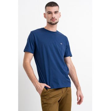 Tricou din bumbac Shield - Albastru