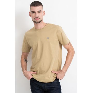 Tricou din bumbac Shield - Verde/Kaki