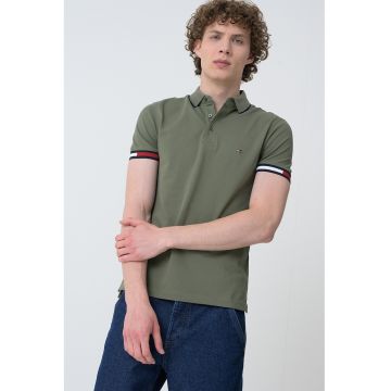 Tricou polo slim fit Signature