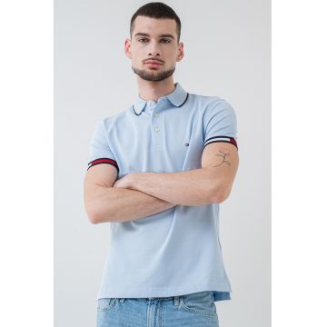 Tricou polo slim fit Signature