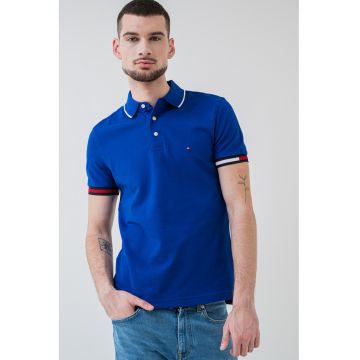 Tricou polo slim fit Signature