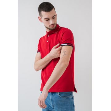 Tricou polo slim fit Signature