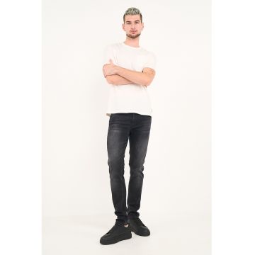 Blugi cu croiala dreapta - Negru/Gri antracit