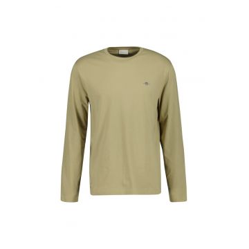 Bluza din bumbac Shield - Bej