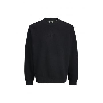 Bluza JACK &JONES Point Sweat Crew Bf 52868 - Negru