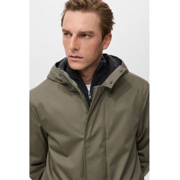 Geaca cu gluga - Kaki