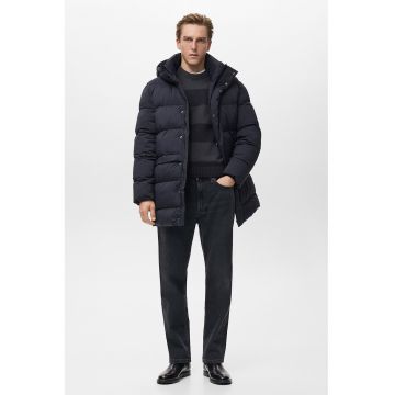 Geaca cu vatelina si finisaj rezistent la apa - Bleumarin