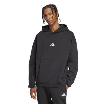 Hanorac cu logo - Negru