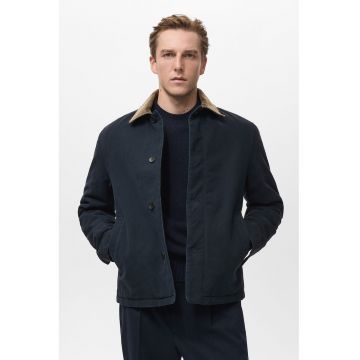 Jacheta cu maneci cazute - Bleumarin