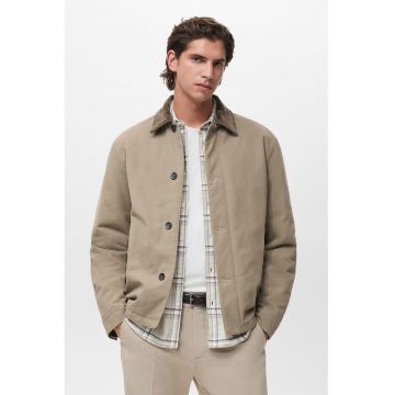 Jacheta cu maneci cazute - Maro nisip