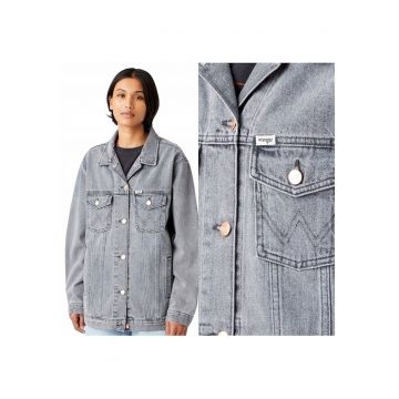Jacheta Din Denim -  Heritage Jacket - Croi Regular - Inchidere: Nasturi - Compozitie Material: 100% Bumbac - Numar De Buzunare: 4 - XL - Gri - 1 Bucata