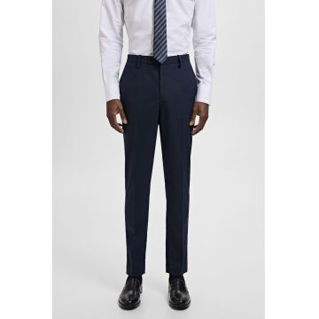 Pantaloni cu talie medie - Albastru ultramarin