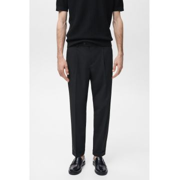 Pantaloni regular fit - Negru