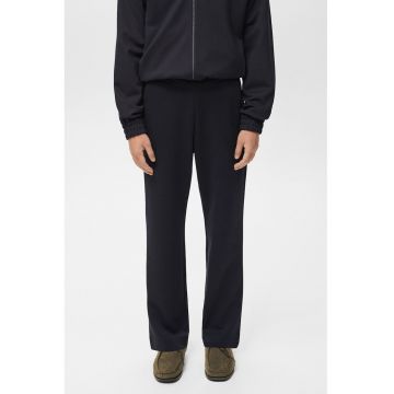 Pantaloni relaxed fit cu snur de ajustare - Albastru ultramarin