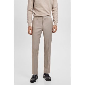 Pantaloni slim fit eleganti - Bej deschis