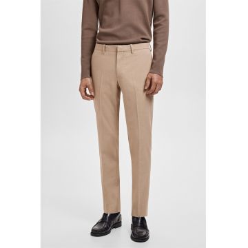 Pantaloni slim fit eleganti - Maro nisip