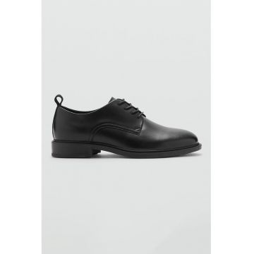 Pantofi derby din piele - Negru