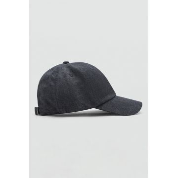 Sapca ajustabila din denim - Negru