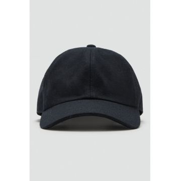 Sapca din amestec de lana - Negru