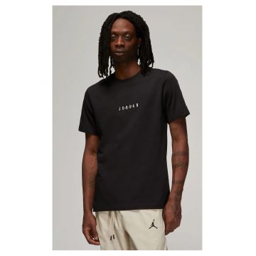 Tricou barbati -  M J Emb Jordan Air Crew - Bumbac - Negru -