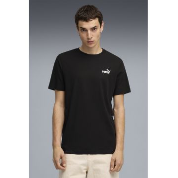 Tricou cu imprimeu logo pe spate - Negru