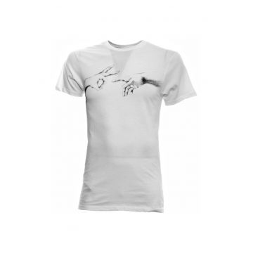 Tricou  Just The Tip barbati - Alb