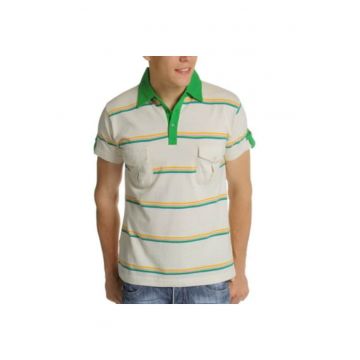 Tricou  Polo barbati - Alb