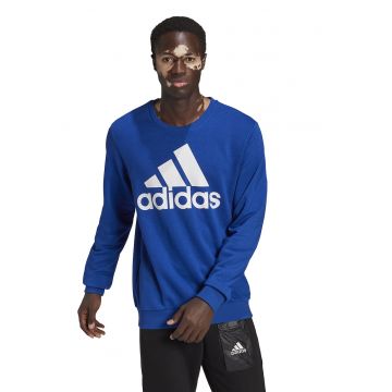 Bluza sport regular fit cu imprimeu logo - Alb/Albastru royal