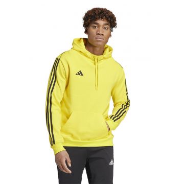 Hanorac cu buzunar kangaroo pentru fotbal Tiro 23 League - Galben pai/Negru stins