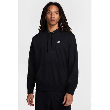 Hanorac din amestec de bumbac cu logo - Negru