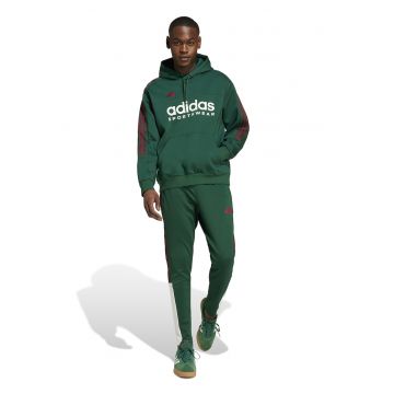 Hanorac lejer House of Tiro - Rosu inchis/Alb optic/Verde aquamarin