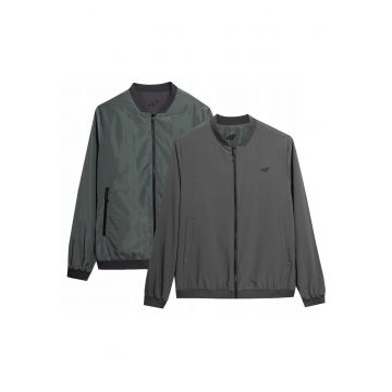 Jacheta barbati cu 2 fete -  Poliester - Verde/Gri