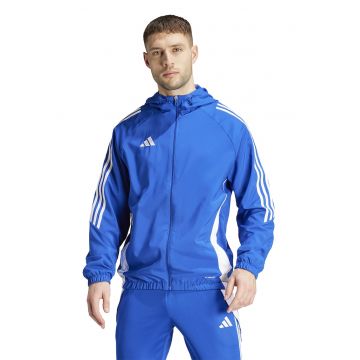 Jacheta cu maneci raglan - pentru fotbal Tiro 24 - Alb/Albastru royal