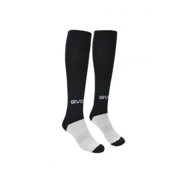 Jambiere fotbal pentru  Polipropilena/Bumbac/Poliamida - Negru/Alb - Alb/Negru