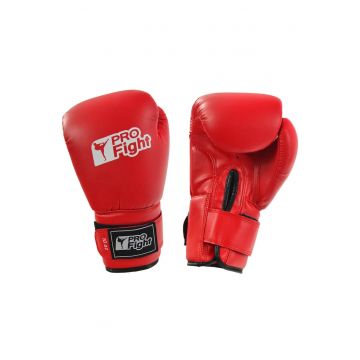 Manusi de box  PVC rosii - marimea 12 - cu umplutura din spuma - cusaturi intarite