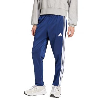 Pantaloni de trening cu buzunare laterale - Alb/Albastru inchis