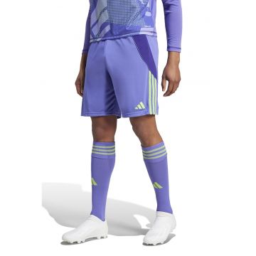 Pantaloni scurti pentru fotbal TIRO 24 - Albastru lavanda