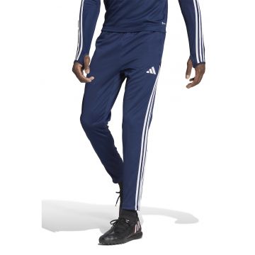 Pantaloni slim fit pentru antrenament Tiro 23 League - Alb/Albastru inchis