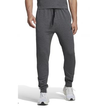 Pantaloni sport conici Feelcozy - Gri inchis melange