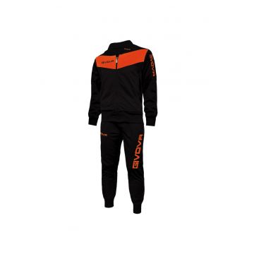 Trening Tuta Visa -  Poliester - 68784 - Negru/Portocaliu