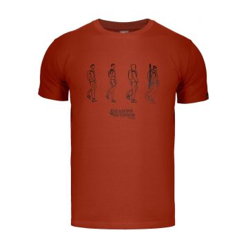 Tricou barbati -  Bumbac - Portocaliu -