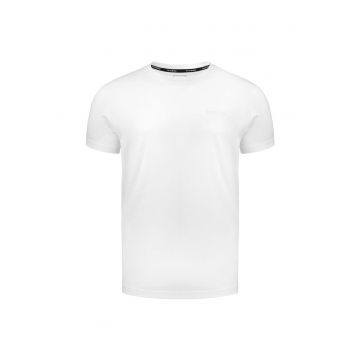 Tricou barbati Como -  Bumbac - Alb - Alb