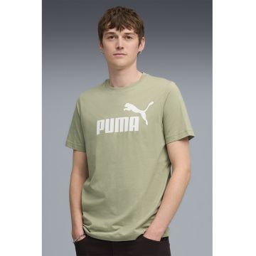 Tricou cu imprimeu logo - Alb/Verde sparanghel