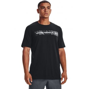 Tricou cu imprimeu logo Camo - Negru