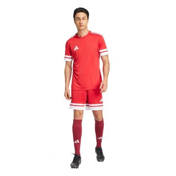 Tricou cu logo - pentru fotbal - Alb/Rosu vermillion